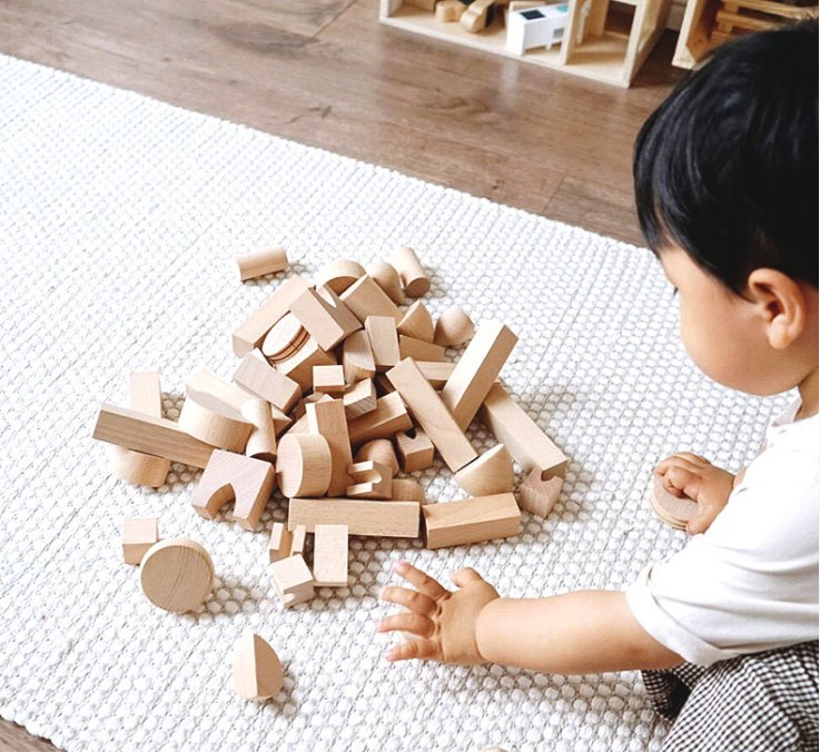 EMA Wooden Montessori Sensory Tabletop Toys Early Educational Toys for Toddlers
