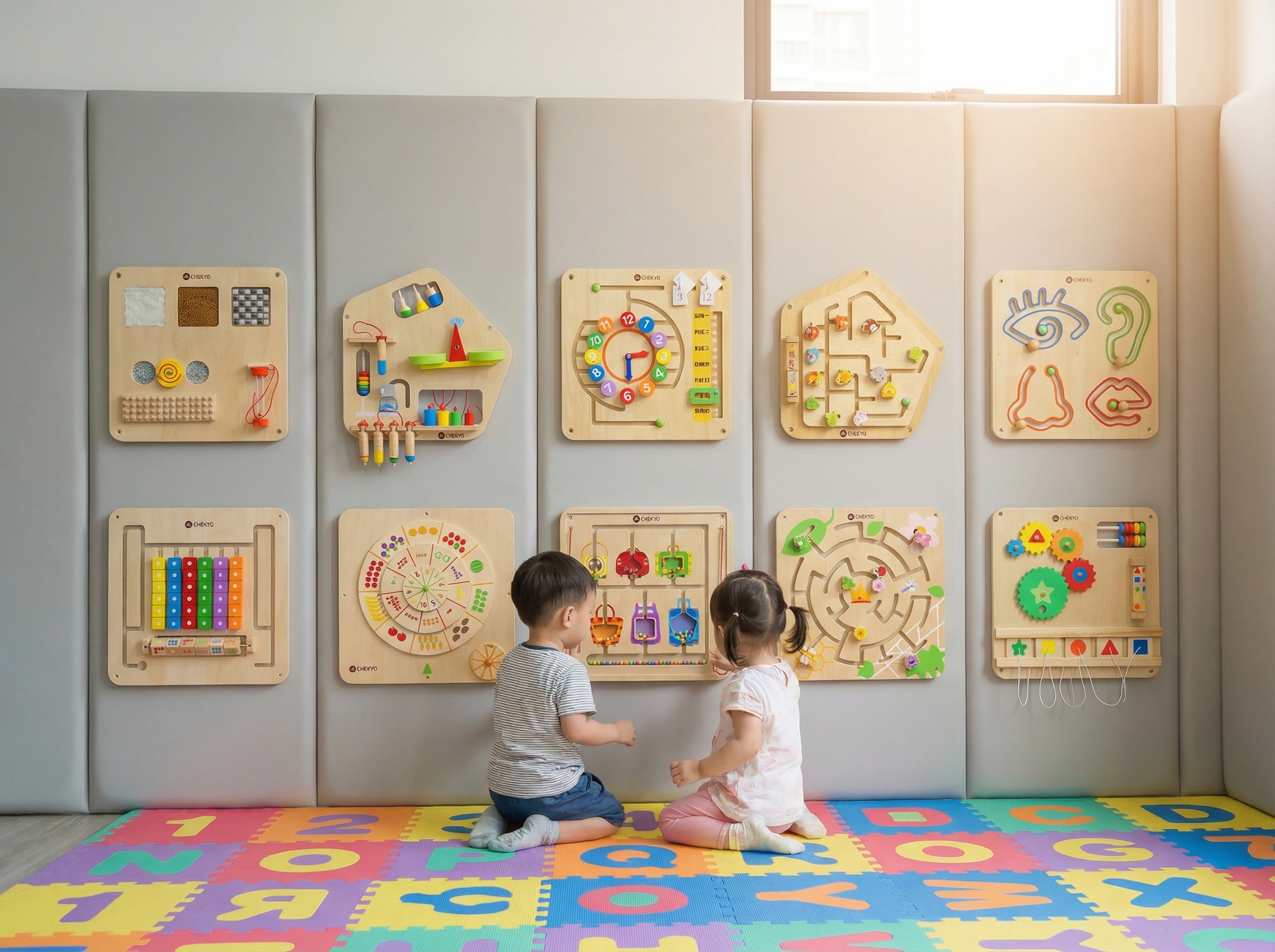 Wooden Montessori STEM Chemistry Lab Educational Toy for Kids 2-13 Years-Safe Non-Toxic Space-Saving Science Experiment