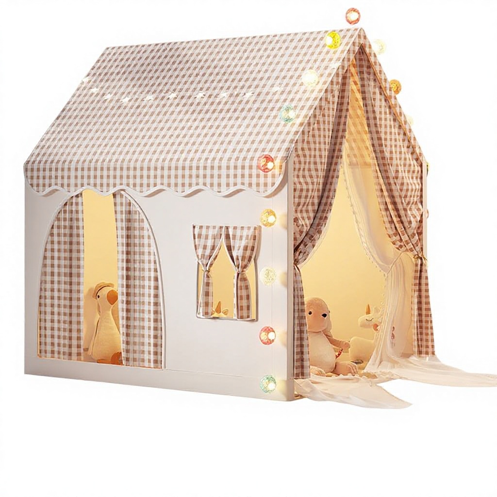 New Children's Fabric Tent Indoor Princess Castle Small House For Boys And Girls Baby Bed Playhouse