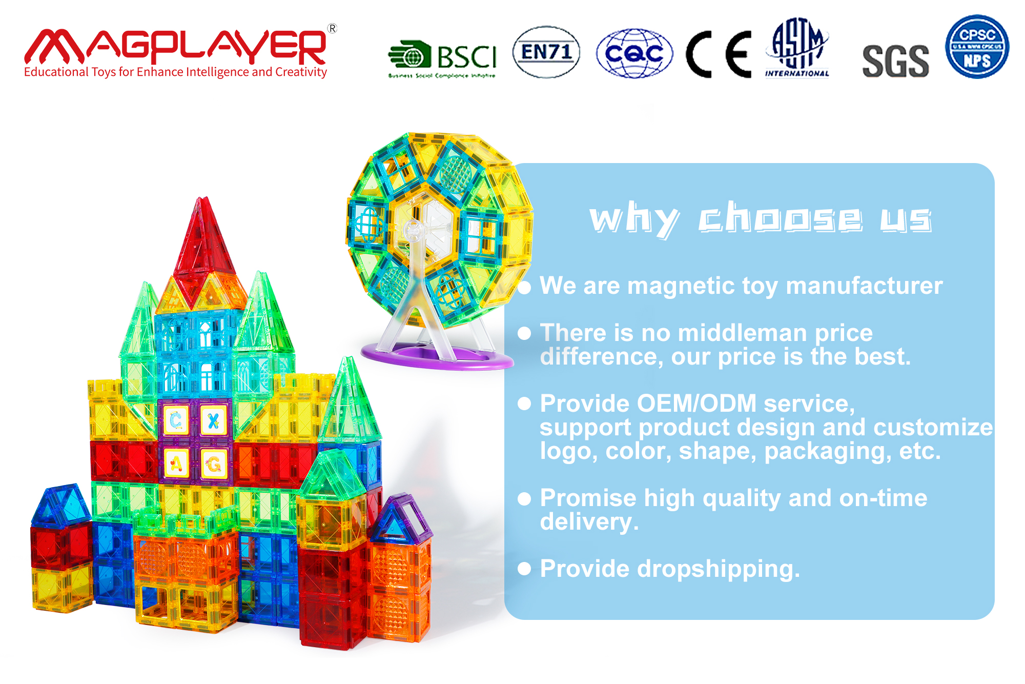 Magnetic Toys Banner