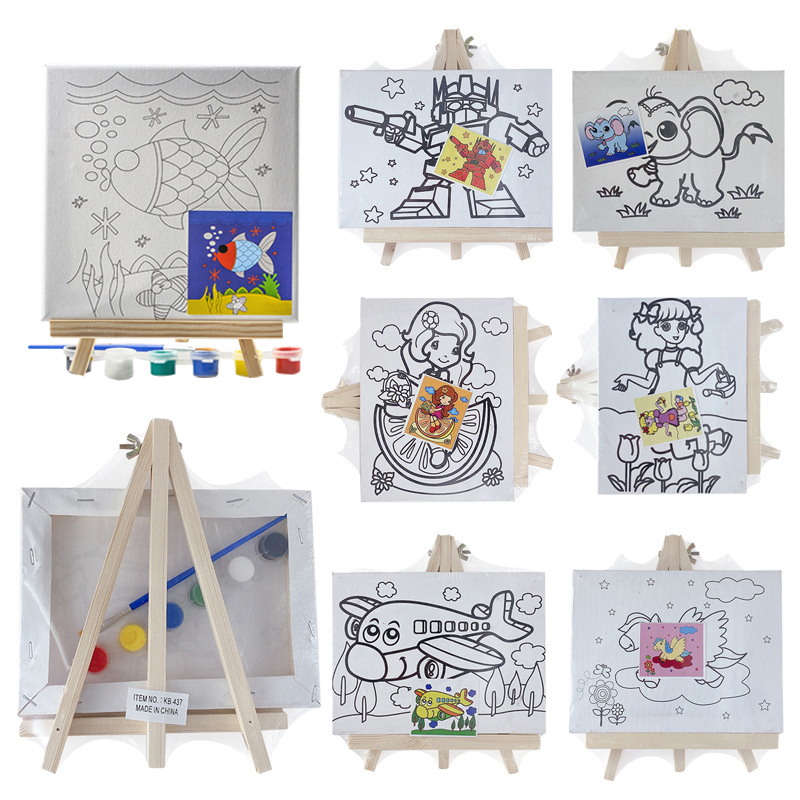 Wood Canvas Painting Kit