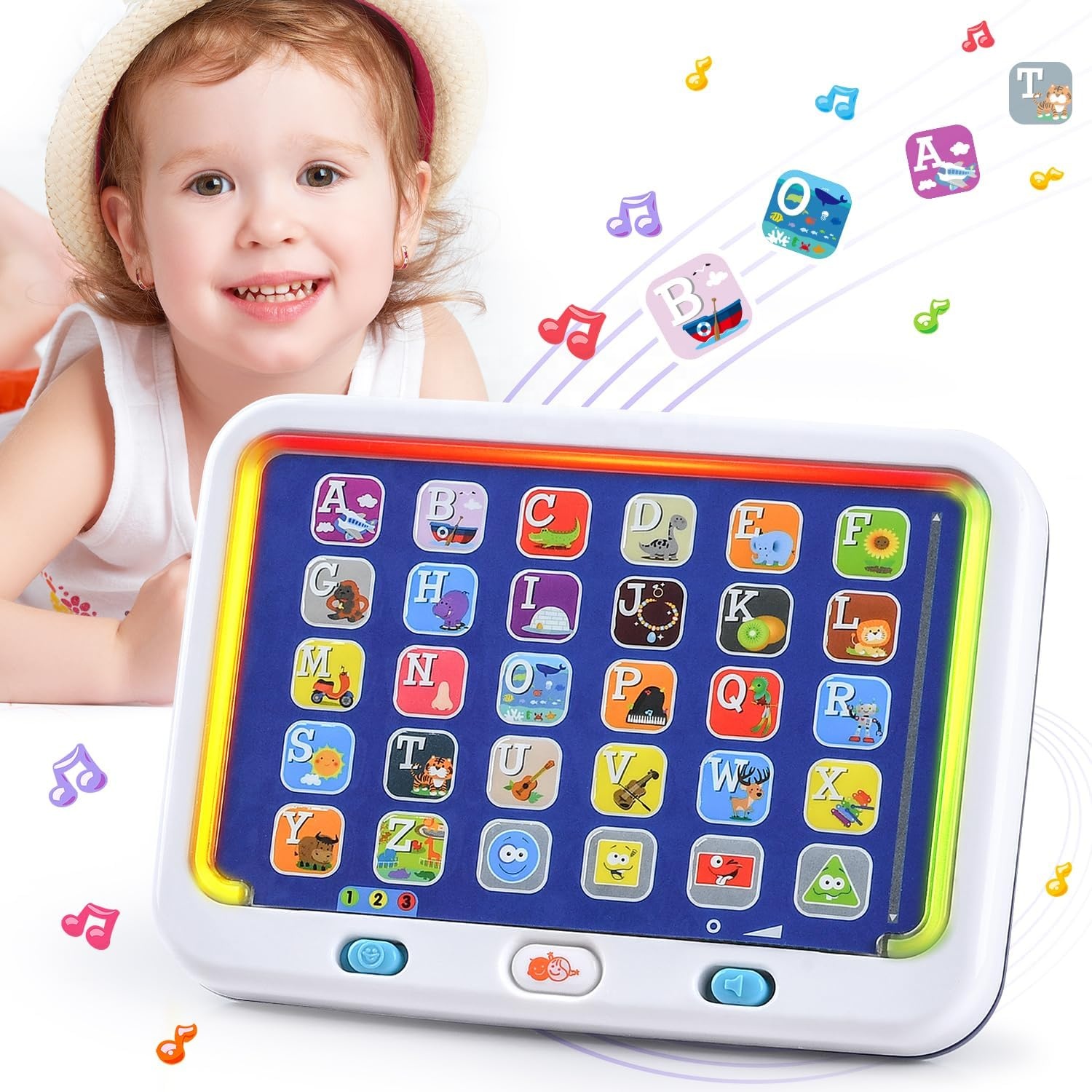 Interactive Kids Learning Pad with Animal Sounds | Factory OEM Customizable Preschool Language Toy