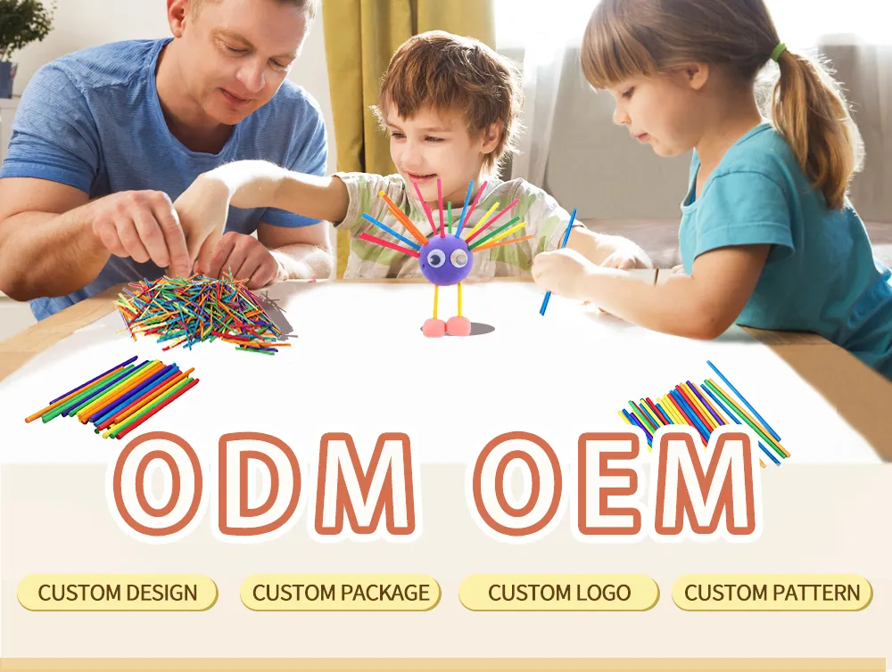 Wooden Counting Colorful Stick for Kids