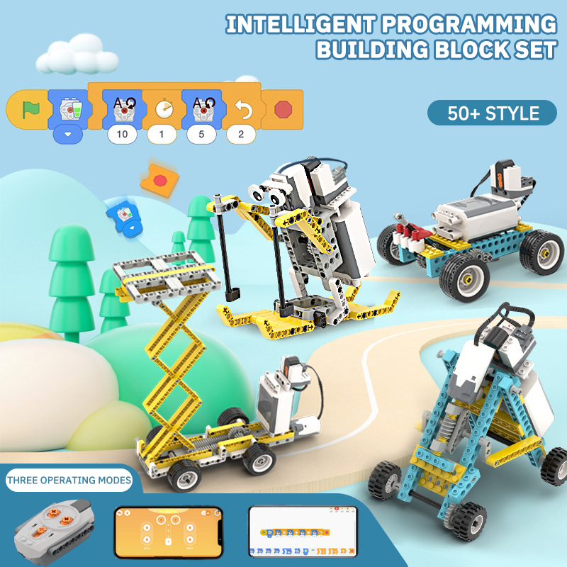 WeDo 2.0 STEM Robotics Kit Science Education Building Blocks Set Compatible With 45300 DIY Construction Toys For Kids Learning