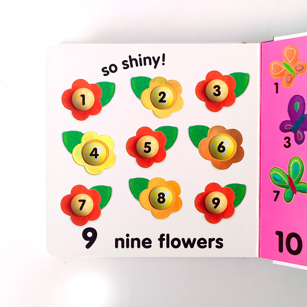 Best-selling Early Educational Toys Baby Touch And Feel Book Counting Board Book Printing Children's Book