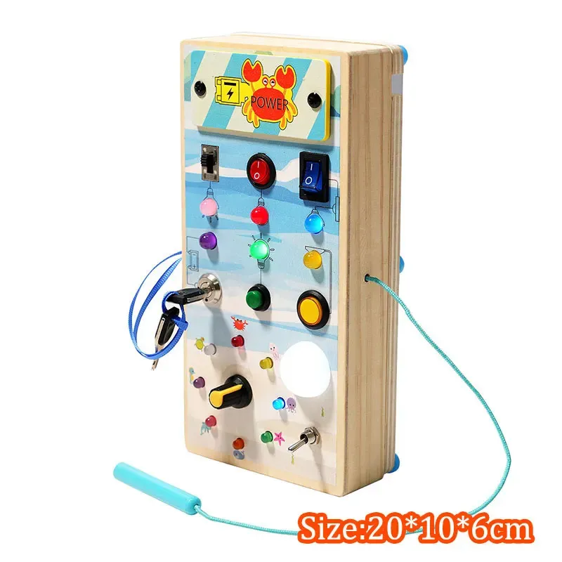 Montessori busy board details 3