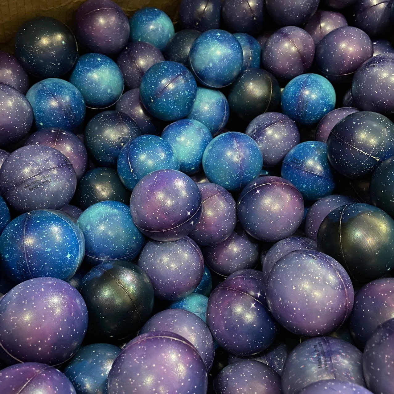 Solid Foam Eight Planets Solar System Pressure Reducing Ball Children's Science and Education Toy Sponge Starry Sky