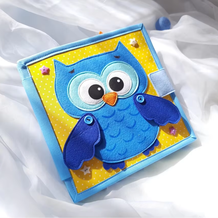 Best Selling Funny DIY Montessori Felt Busy Book Educational Toys for Toddler's Early Learning