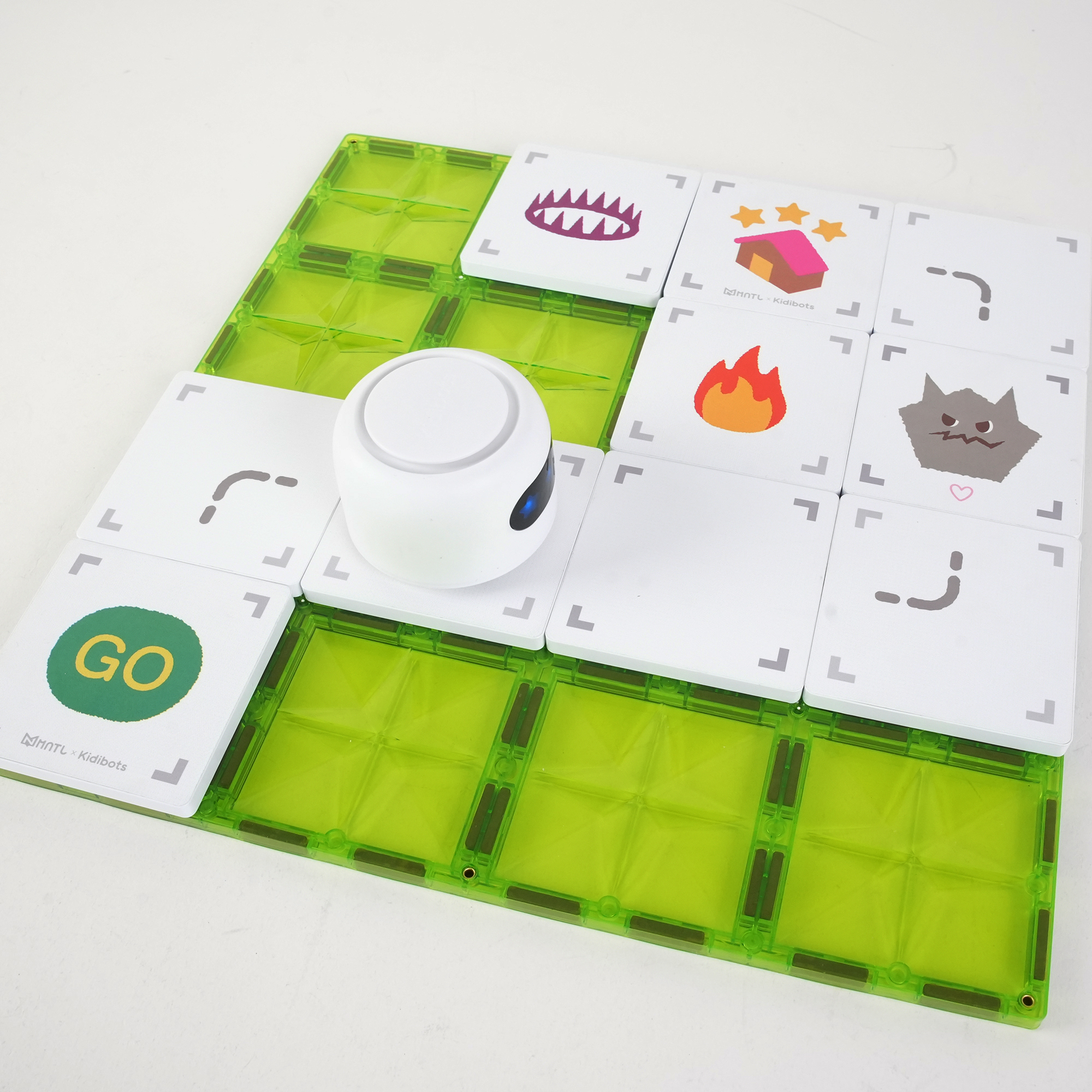 MNTL STEAM Learning Screen-free Coding Toy Beginner Coding Kits Educational Ai Toy Steam Magnetic Coding Robot for Kids