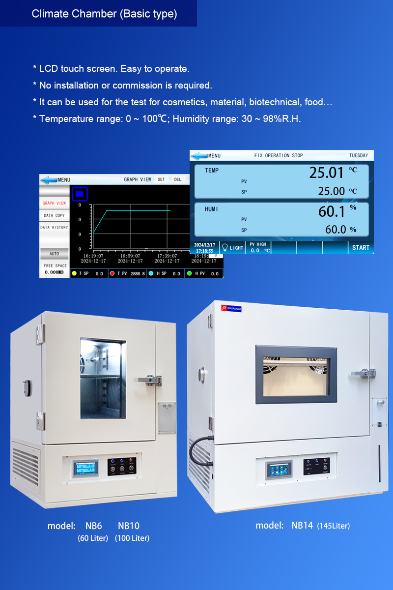 Benchtop Mini Desktop Programmable Temperature Humidity Calibration Environment test Chamber