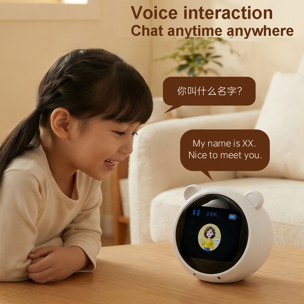 Portable AI English Speaking Learning Machine Intelligent Voice Dialogue Companion Oral English Practice Learning Companion Toy