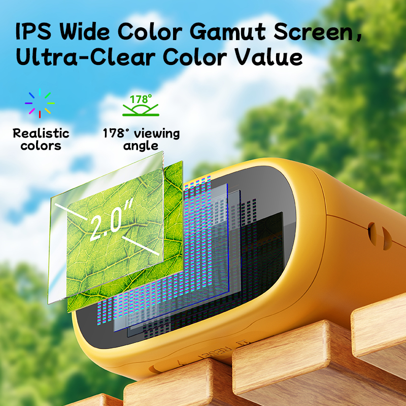 Factory 2inch IPS Screen Children's Science Mini Telescope Electronic Microscope Fun Set 1000X Handheld Portable Kids Microscope