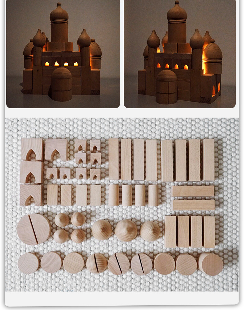 EMA Wooden Montessori Sensory Tabletop Toys Early Educational Toys for Toddlers