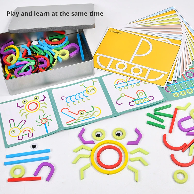 Children's Educational Toys Girls Wooden 4-6 Year Olds Kindergarten Small Gifts DIY Handmade Quiet Guangdong Made