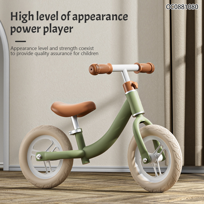 High Quality 12" Sliding Learning Walker 2024 Push Balance Bike Toy for Kids