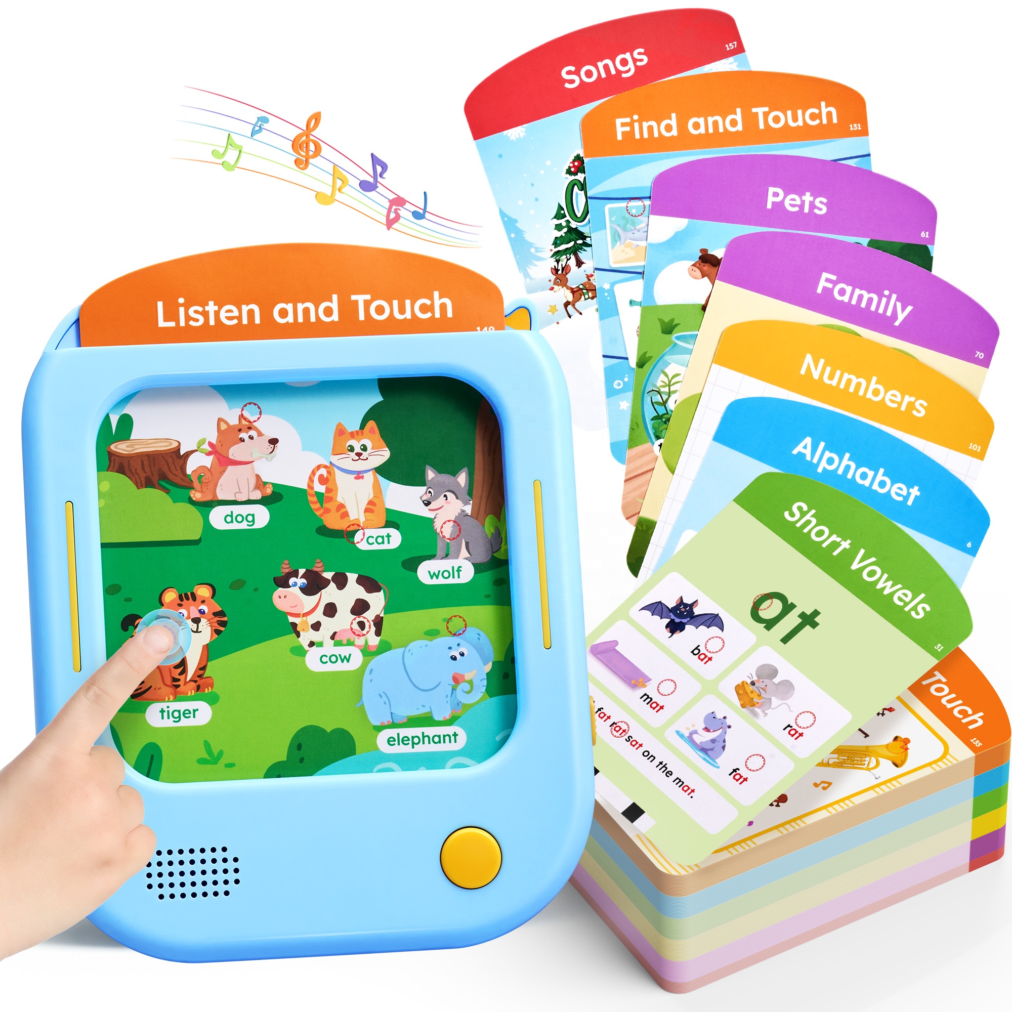 Joycat Sound Toys Flash Cards Machine Toddlers Educational Learning Enlightenment Interactive Toy for Kids Gifts