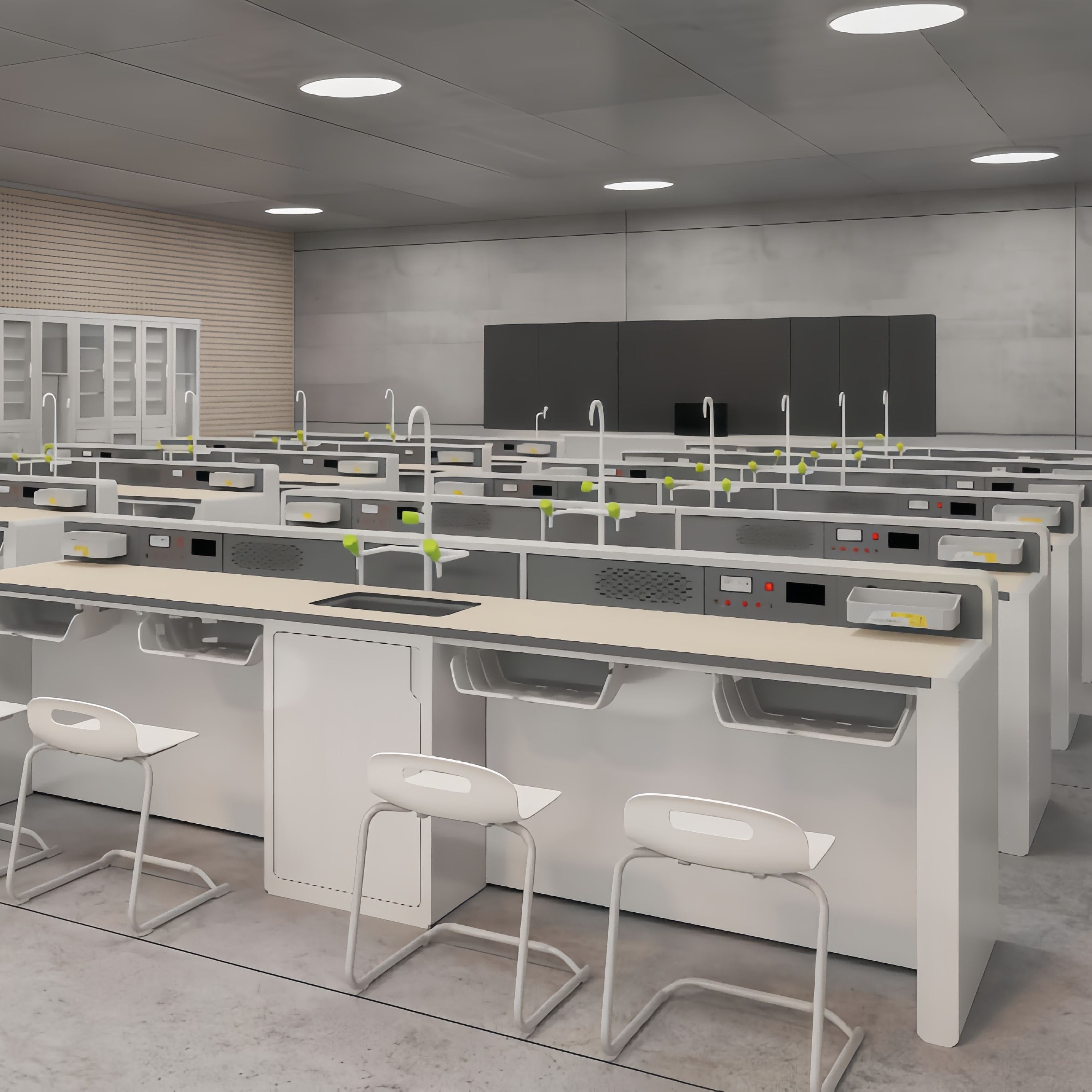 University Science Lab Furniture Supplier Customized Complete Set Of Teaching Furniture For Higher Education