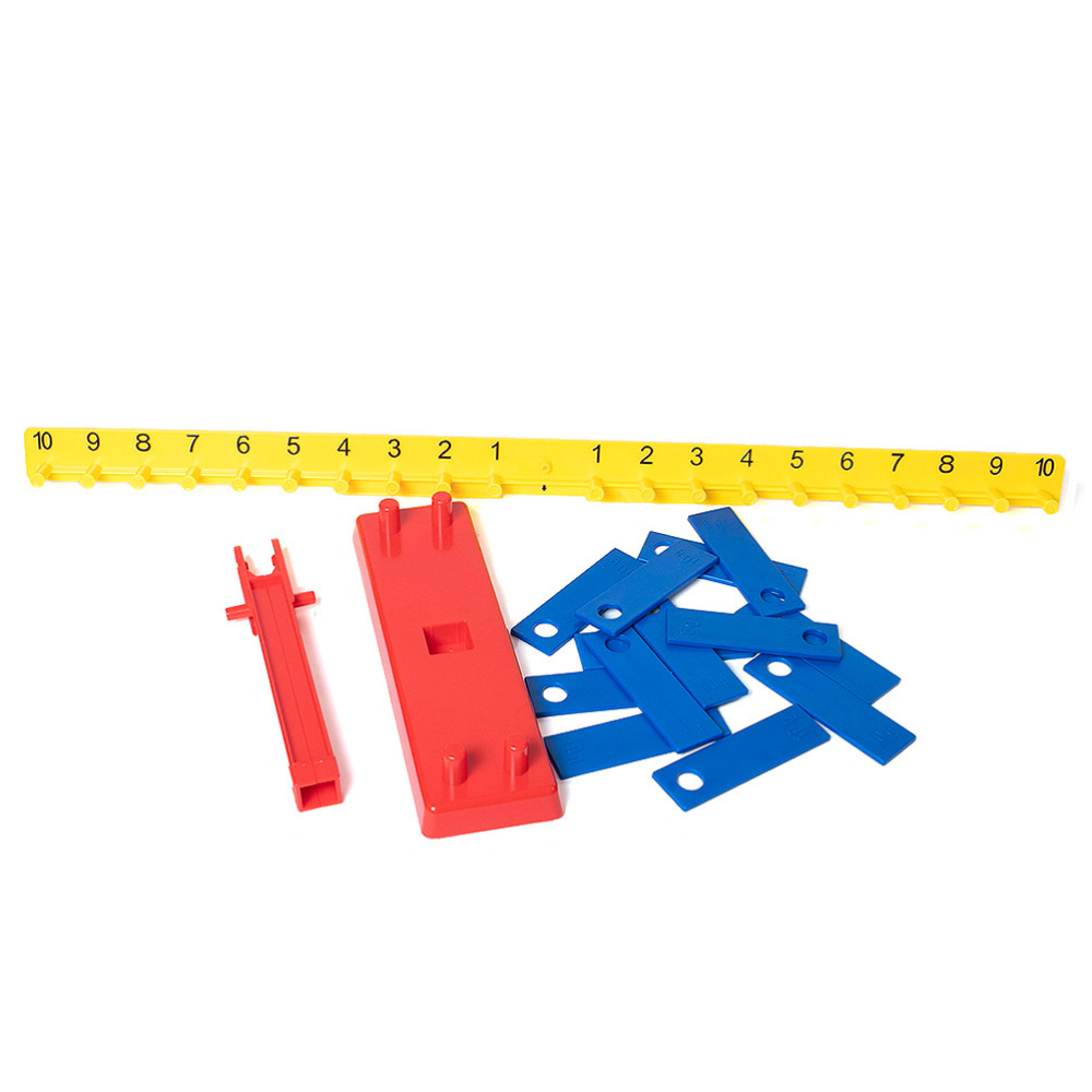 Educational Math Balance Toy for Kids Plastic STEM Classroom Learning with Weights