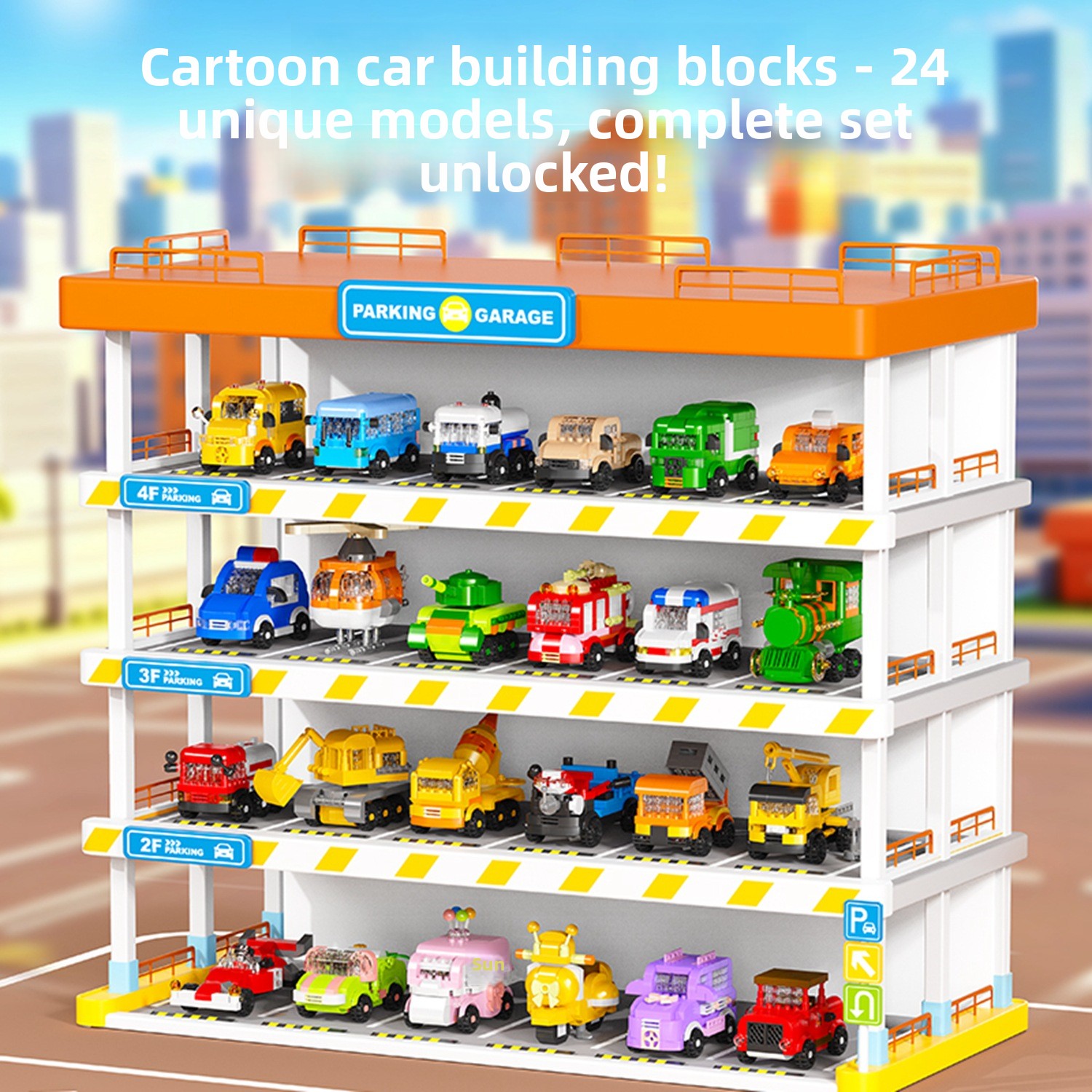 Transformable Micro Building Blocks Toy DIY Educational Construction Engineering Vehicles STEM Learning Puzzle