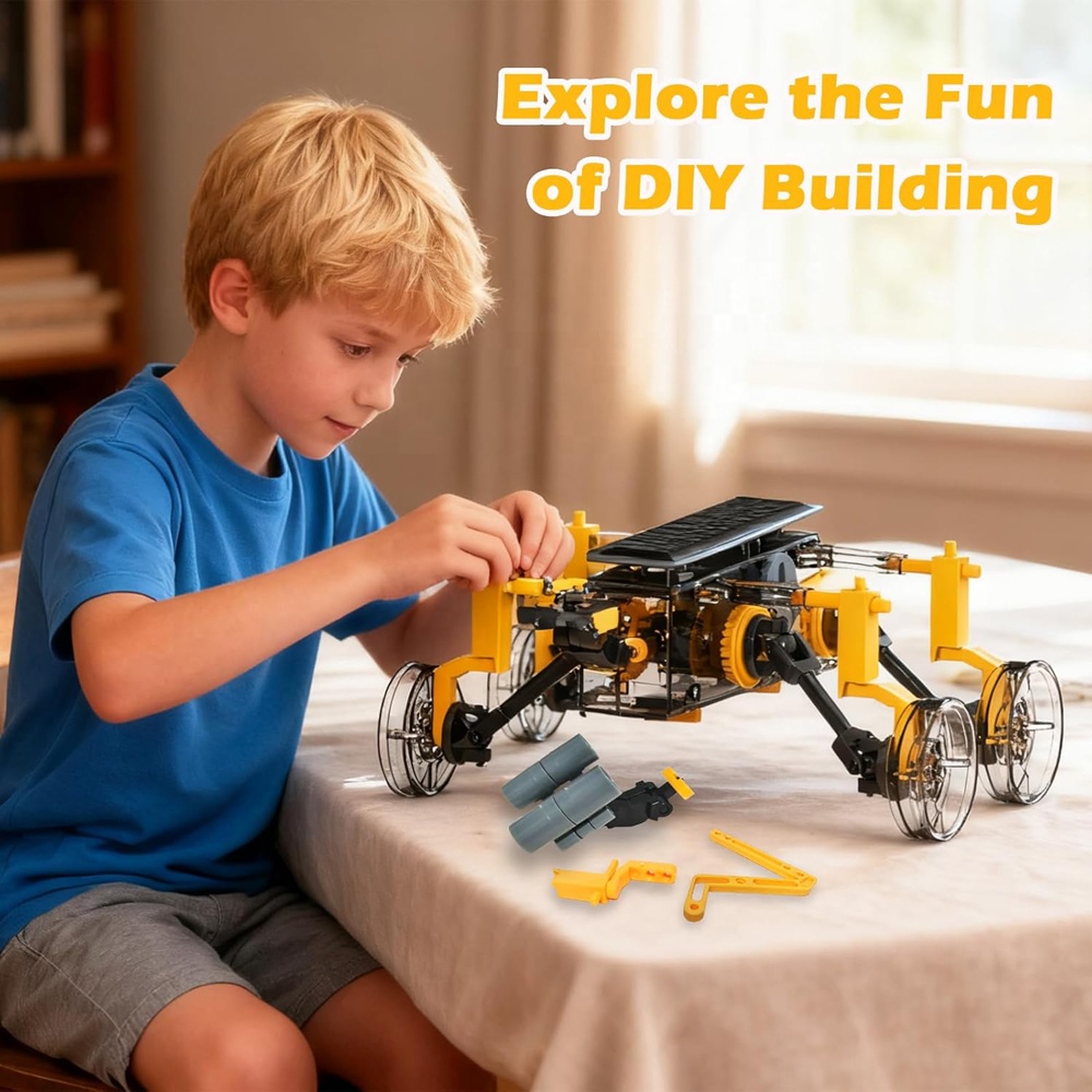 25 in 1 Educational Tech Solar Powered Robotic Kits STEM Science Experiment Solar Energy Robot Projects Engineering Building Toy