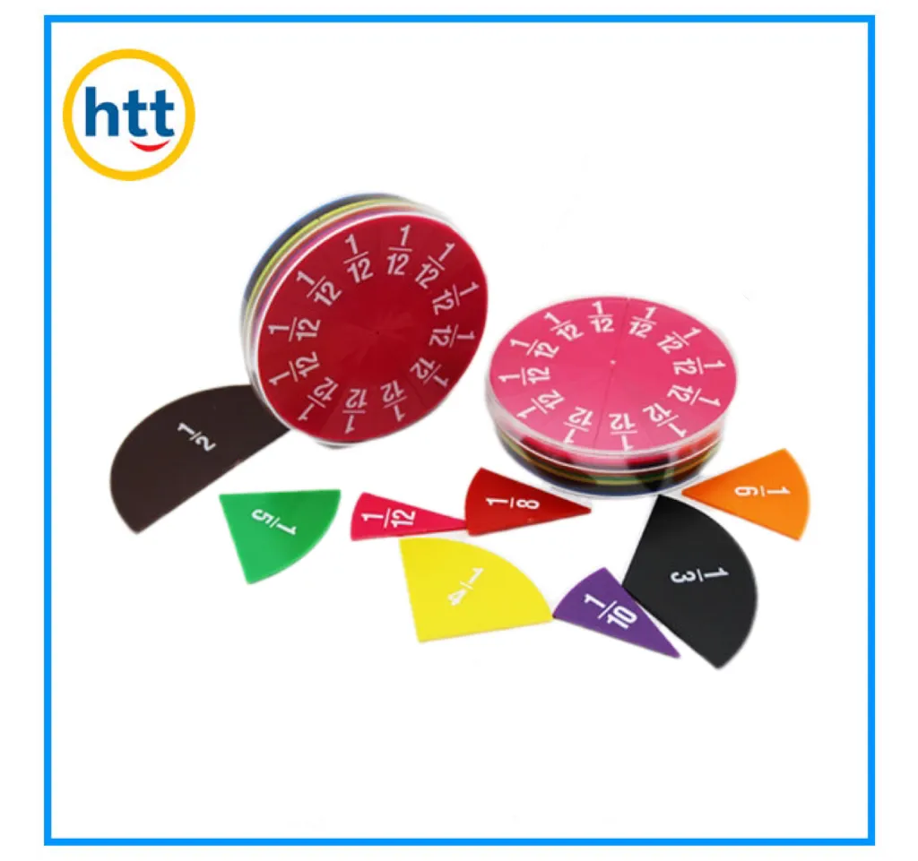 Custom Puzzle Kids Education Toys Mathematics Teaching Aids Magnetic Fraction Toy Set
