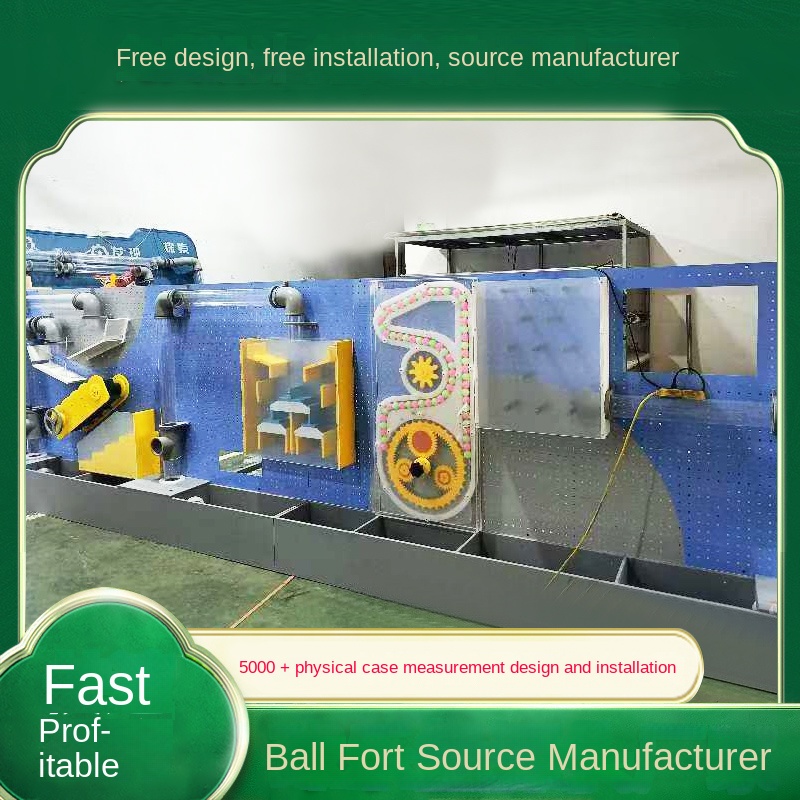 Children's Interactive Science Education Puzzle Ball Music Castle Wall Toys Pipe Game Equipment Jds Model 11-137 Indoor Use