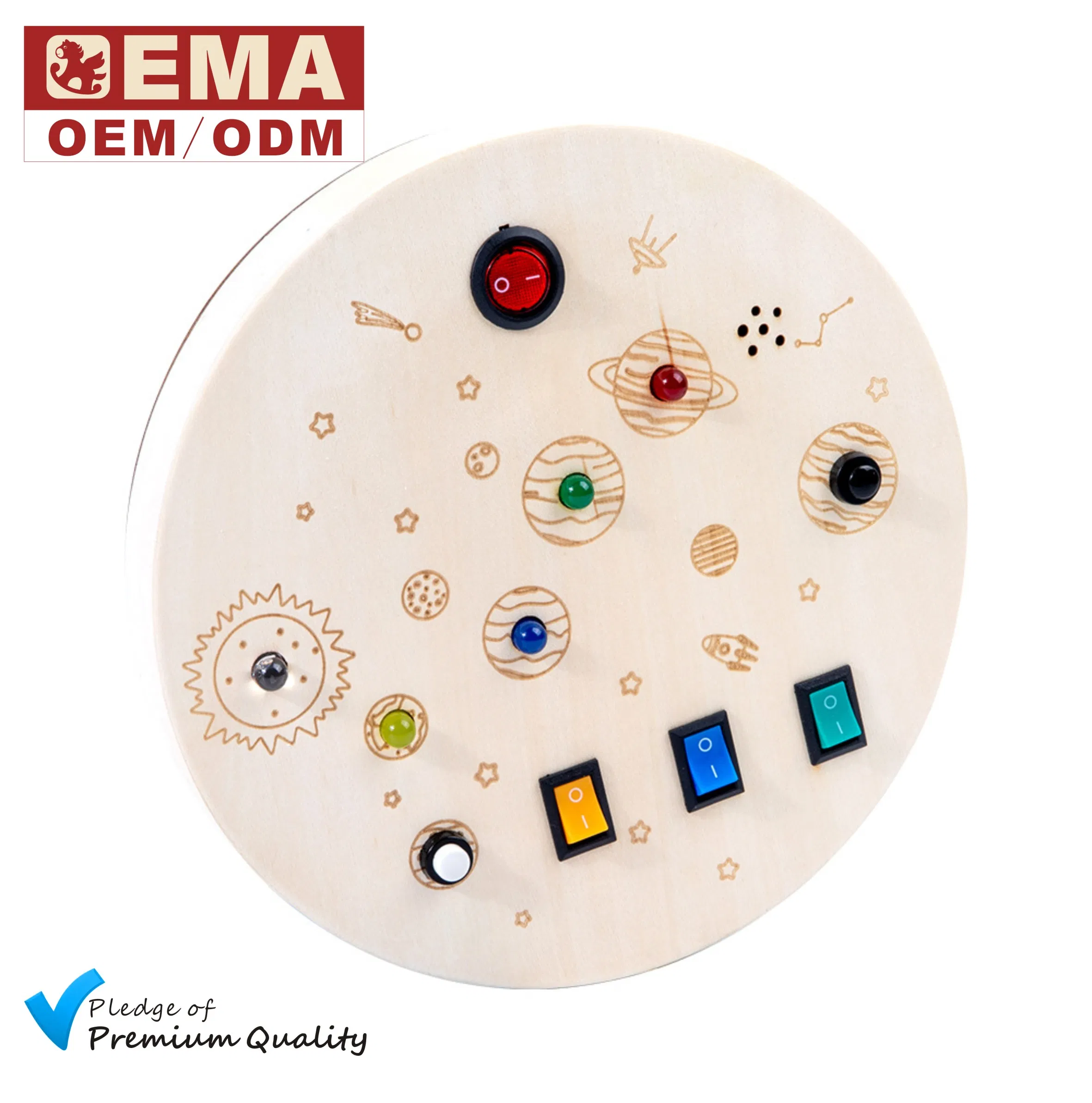 EMA Wooden Montessori Sensory Toys Early Learning for Kids Development