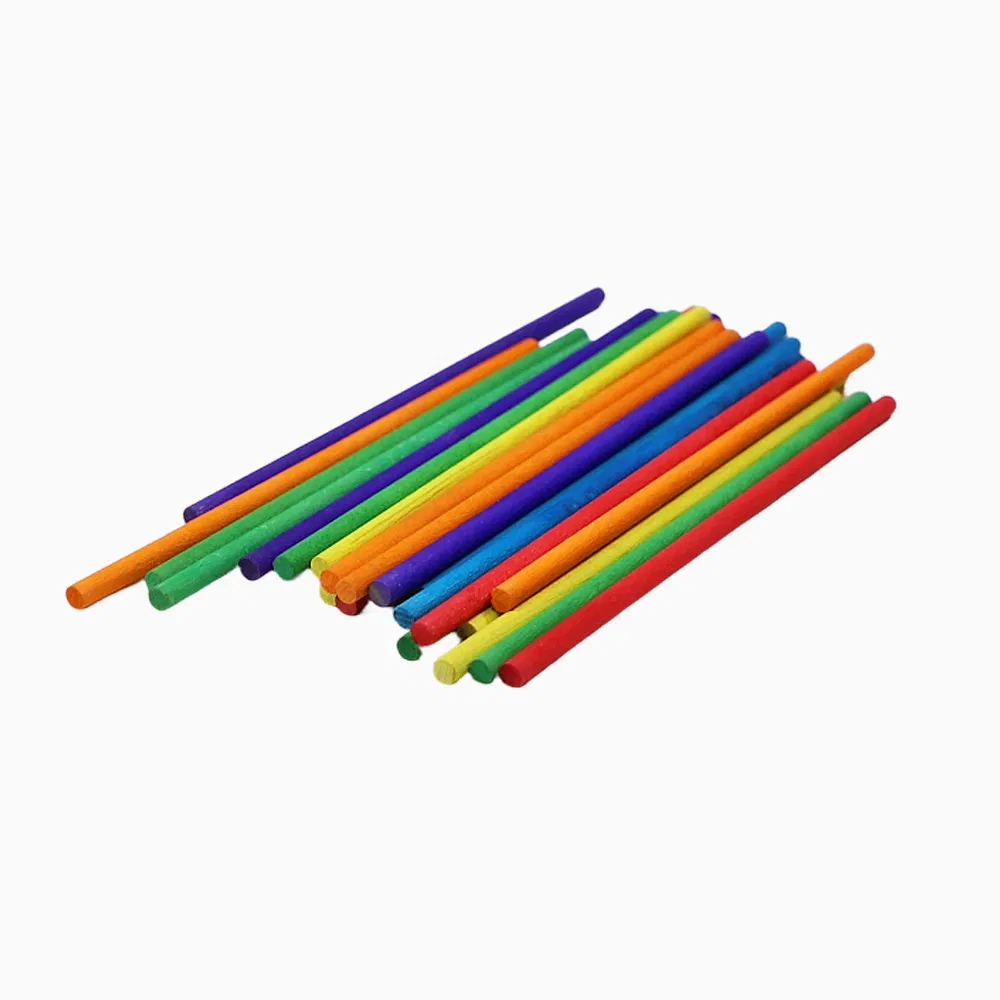 Children Montessori Mathematics Learning Calculation Toys Wooden Counting Colorful Stick for Kids