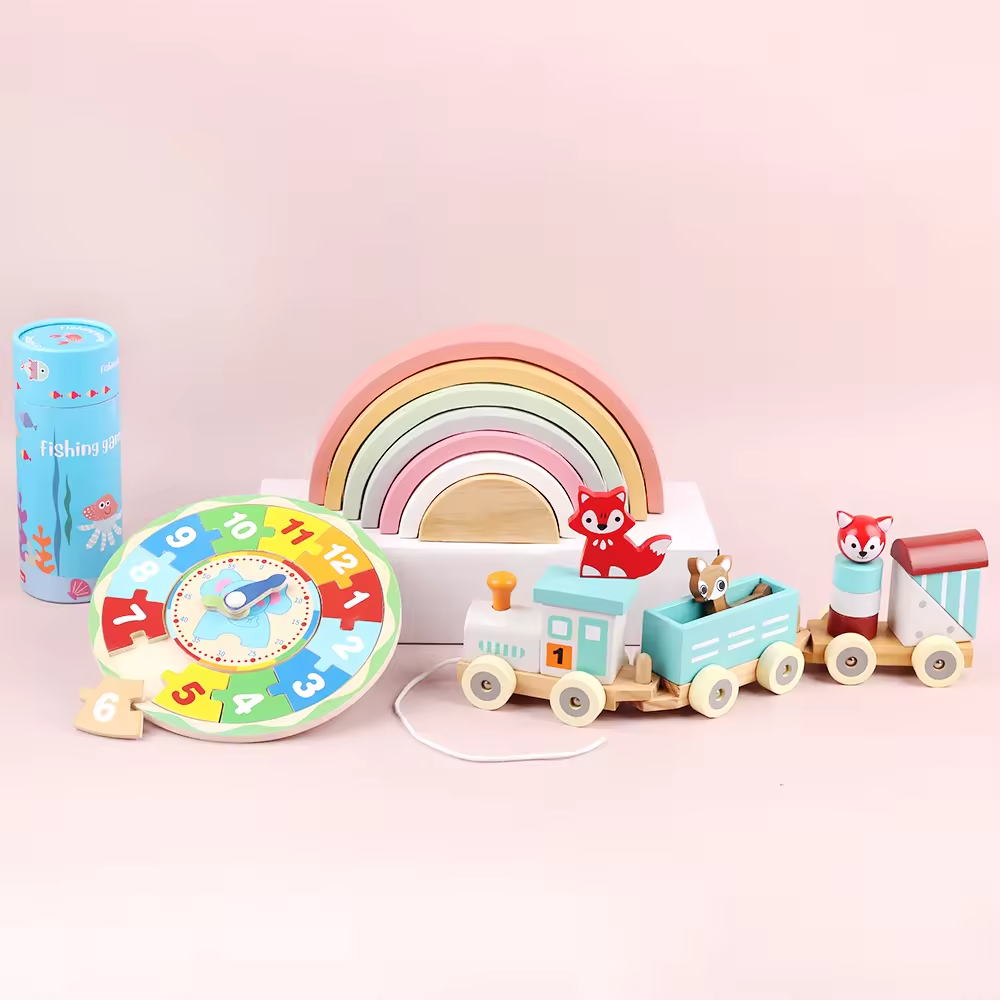 Children Puzzle Early Education Toys Toddlers Educational Learning Games Wooden Montessori Toys for Kids