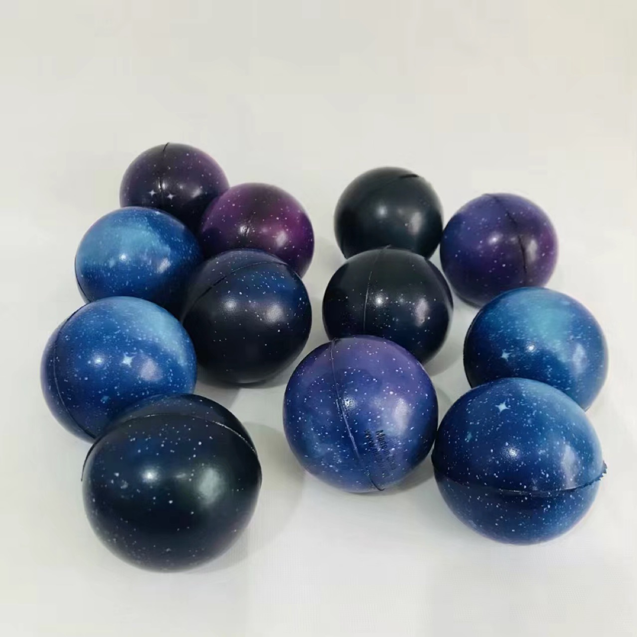 Solid Foam Eight Planets Solar System Pressure Reducing Ball Children's Science and Education Toy Sponge Starry Sky