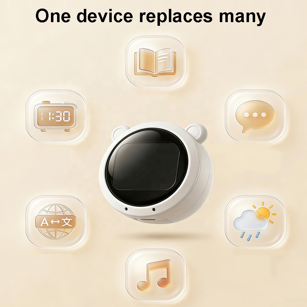 Portable AI English Speaking Learning Machine Intelligent Voice Dialogue Companion Oral English Practice Learning Companion Toy