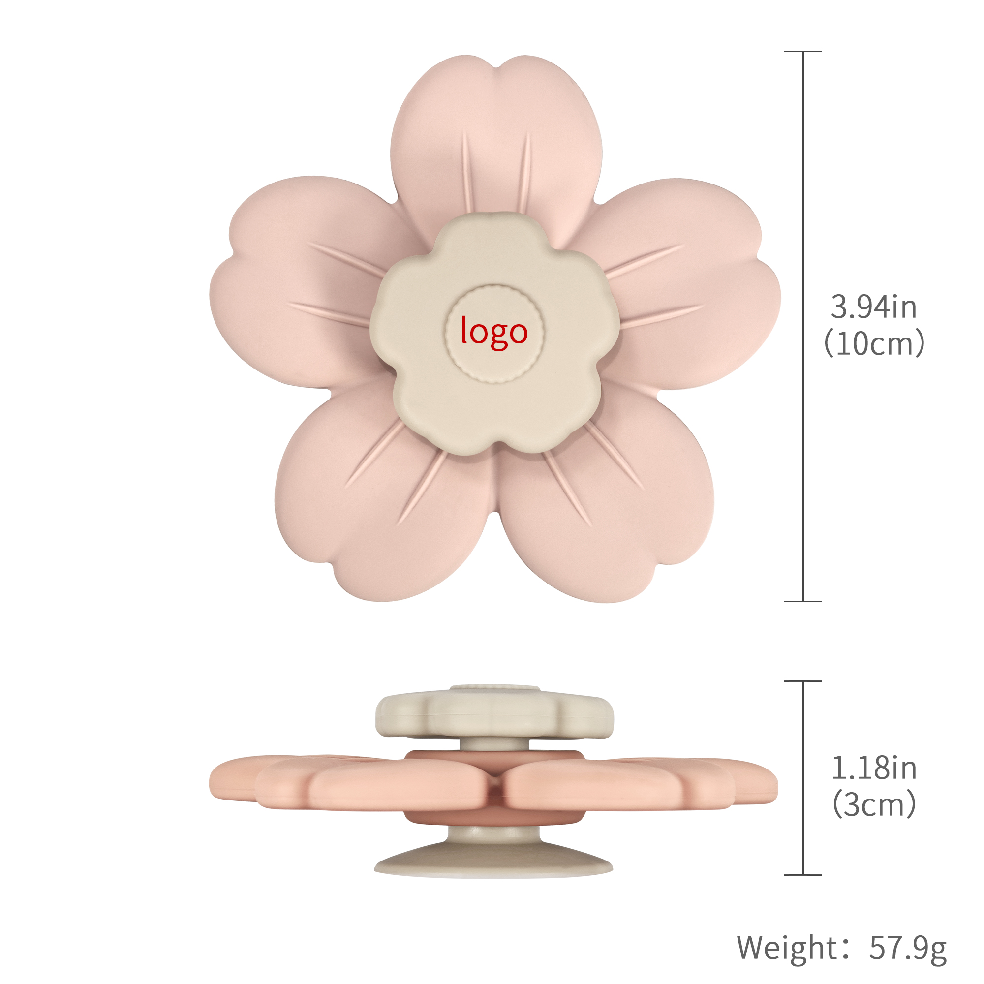 ODM Custom Food Grade Silicone Montessori Educational Toy 7-12M Anchor Wheel Sensory Developmental Toy Unisex TOREEL