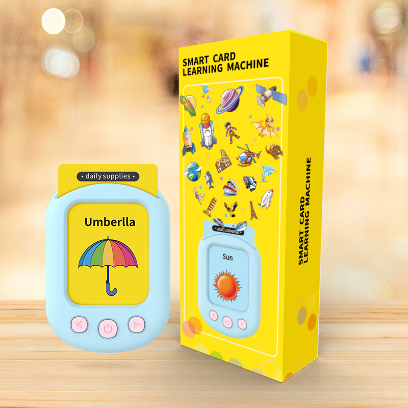 Montessori Language Learning Pocket Speech Therapy Autism Playthings Sensory Educational Talking Flash Cards with 112 Cards