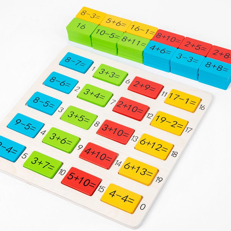 Mathematics Addition Subtraction Operation Fraction Learning Building Blocks Kids Counting Number Toys