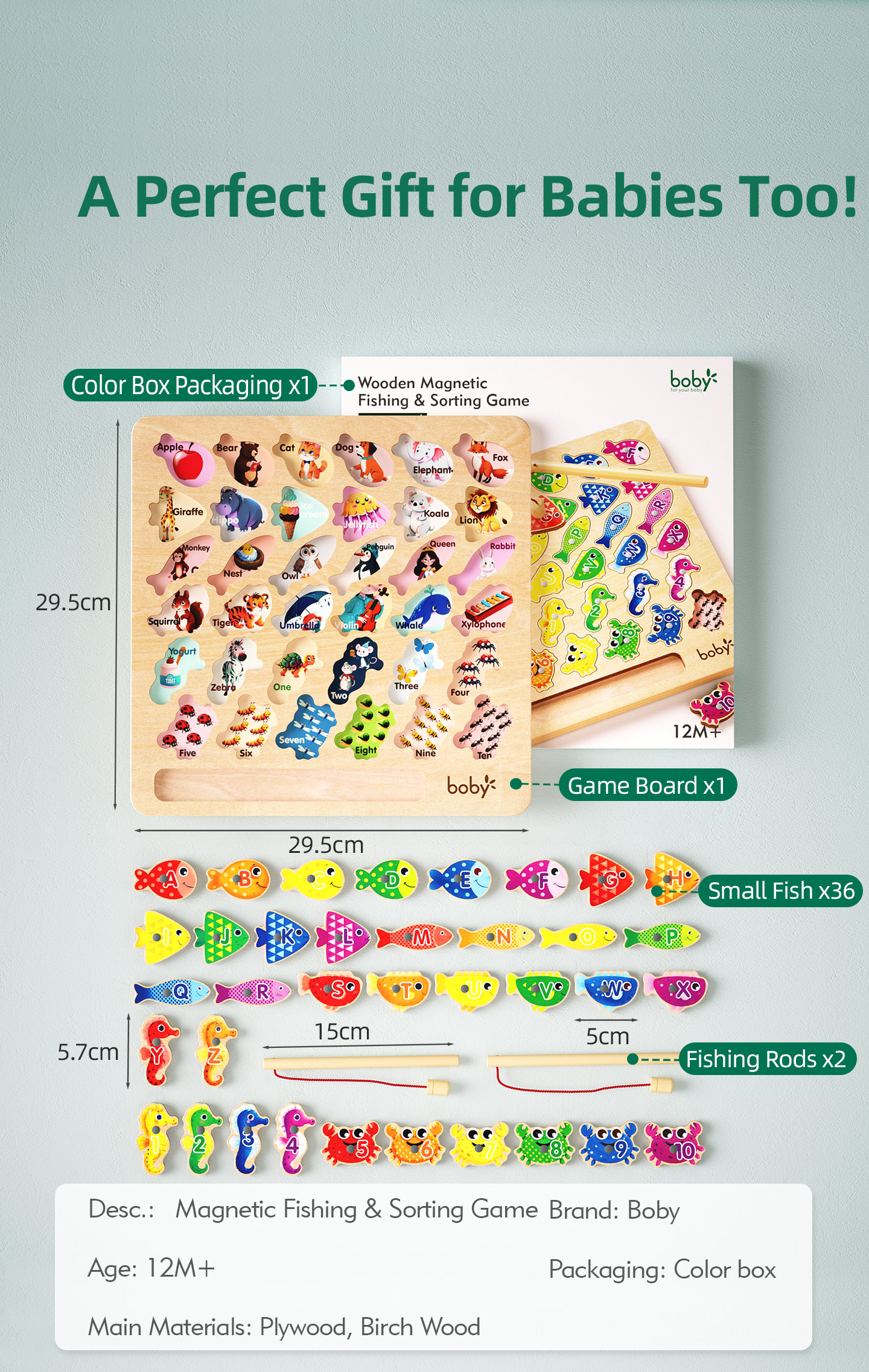 Wooden Montessori Educational Toys Detailed View 11