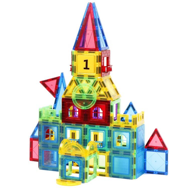 Magnetic Tiles for Kids Ages 3 4 5 6 7 8 Learning Magnet Toys Toddlers Magnetic Building Blocks Educational STEM Christmas Gifts