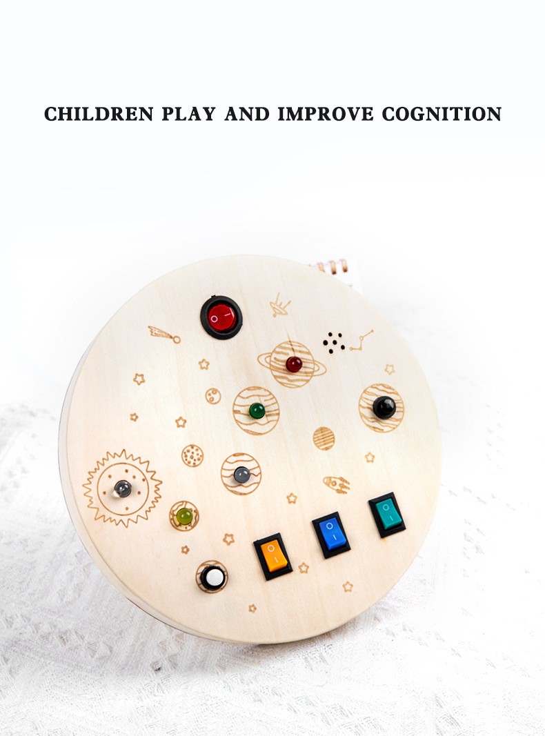 EMA Wooden Montessori Sensory Toys Early Learning for Kids Development