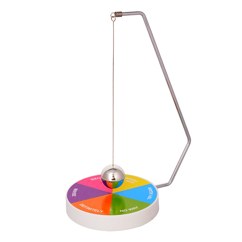 Decision Ball Magnetic Decision Maker Ball For Office Desk Decoration Colorful Swing Magic Pendulum