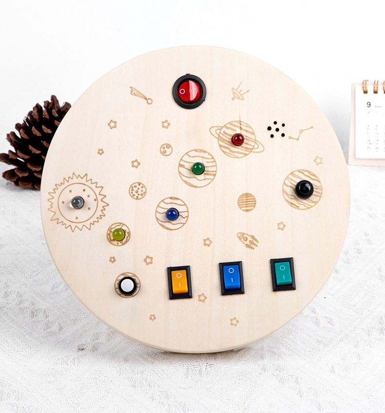 EMA Wooden Montessori Sensory Toys Early Learning for Kids Development