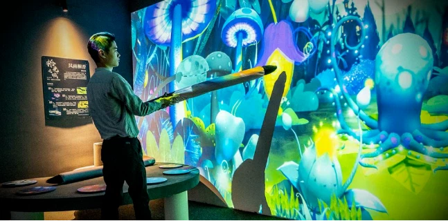 Interactive Projection Wall Games Floor Projector For Sensory Room