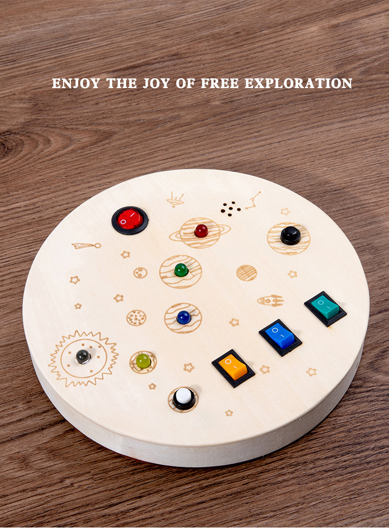 EMA Wooden Montessori Sensory Toys Early Learning for Kids Development