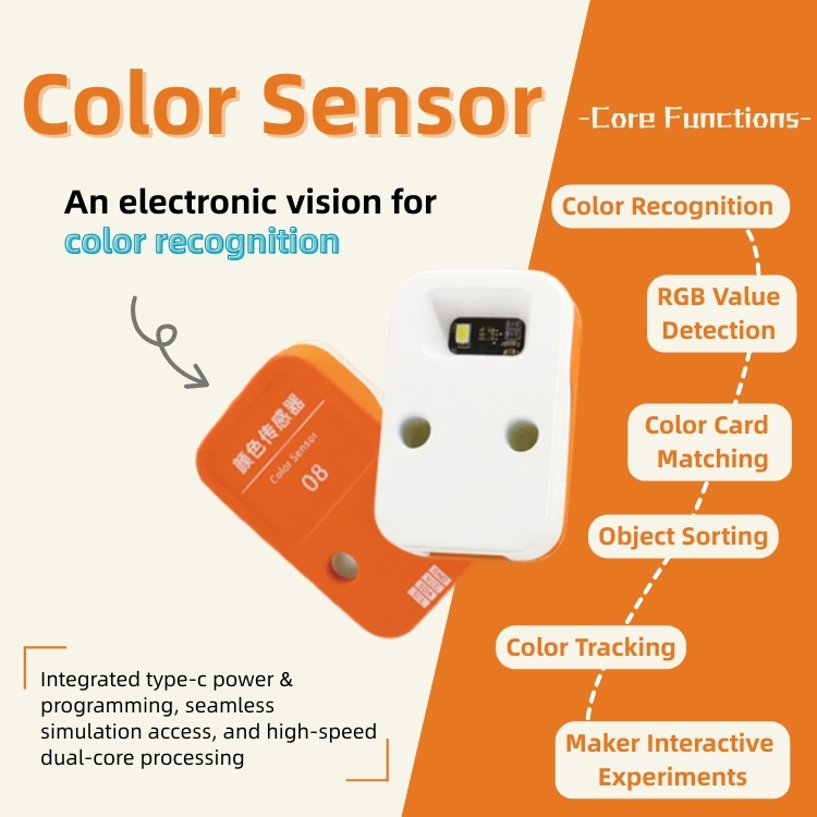 STEM AI Educational Toy Set ESP32-S3 Graphical Scratch Python Coding Building Blocks Sensor Kit for High School Students