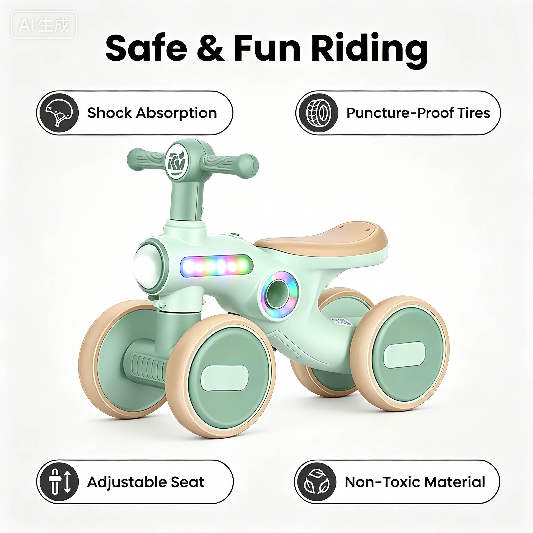 Toddler Tricycle Scene