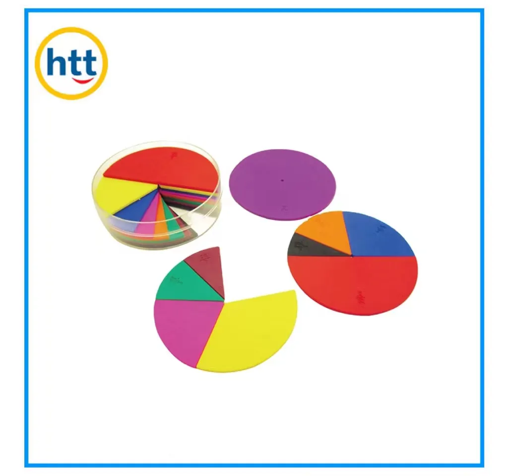 Custom Puzzle Kids Education Toys Mathematics Teaching Aids Magnetic Fraction Toy Set