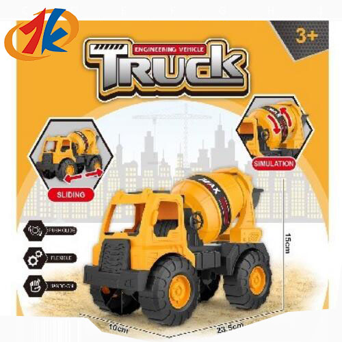 Plastic Construction Vehicles Engineering Toy Set for Kids Including Loader Forklift Crane Tip Lorry Agitating