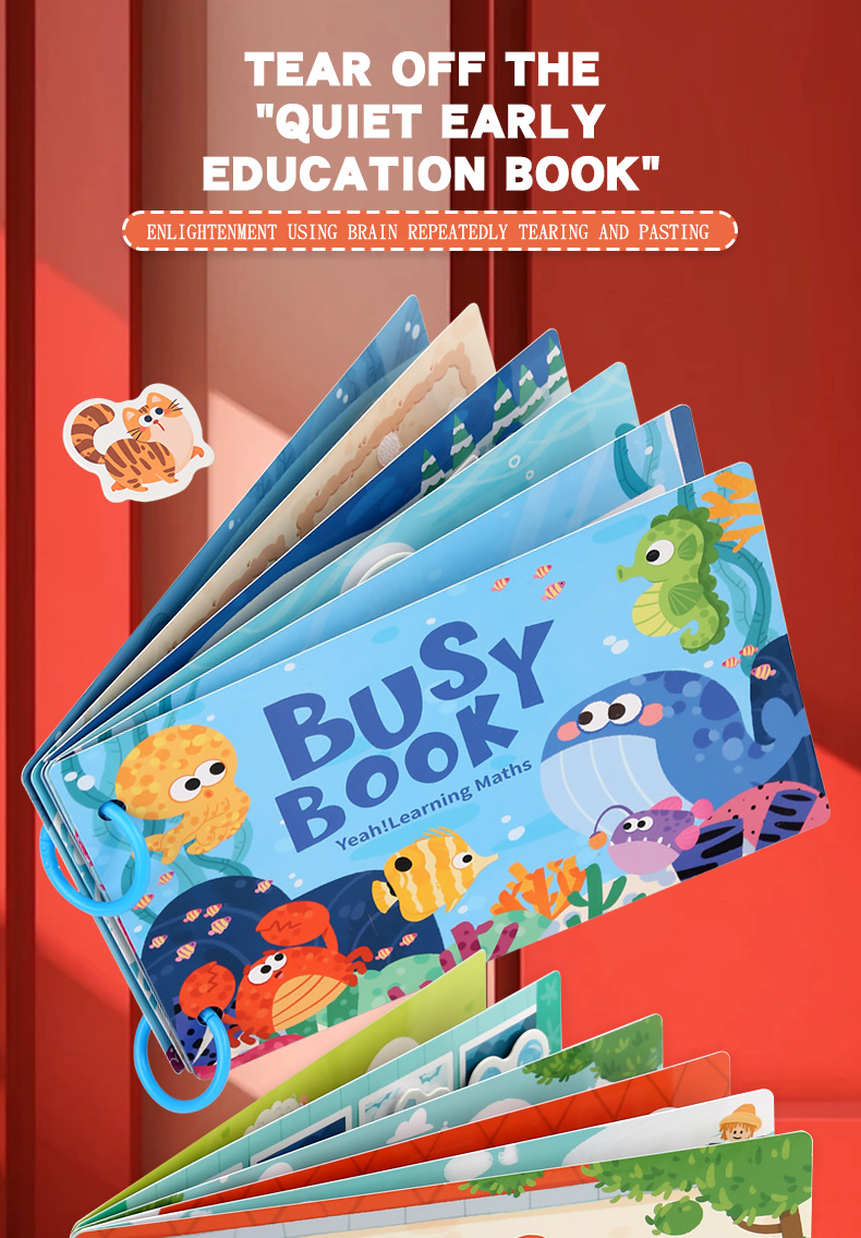 Toddler Quiet Book Early Learning Activities