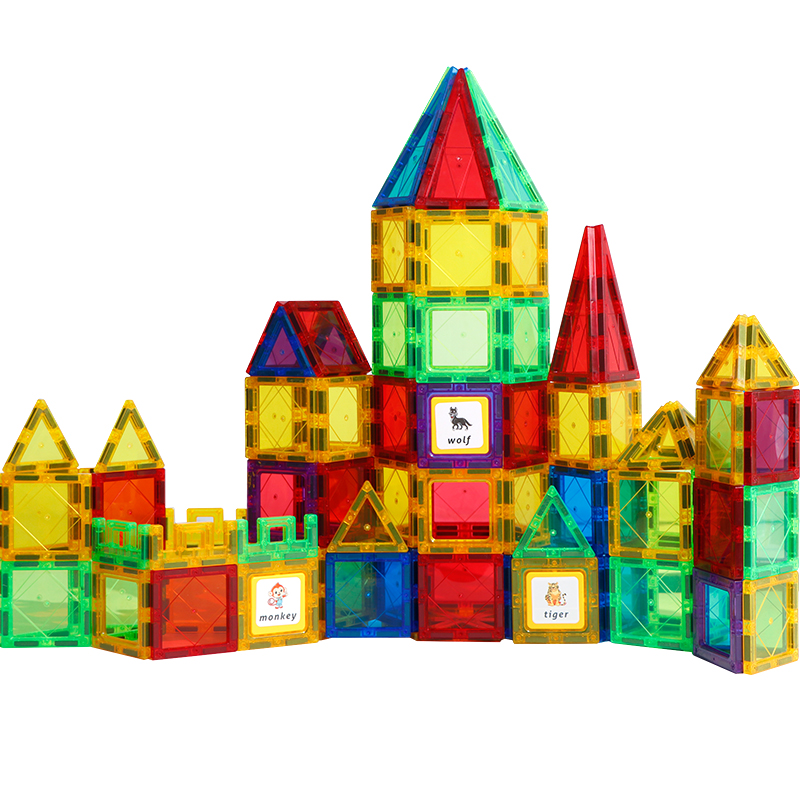 Magnetic Tiles for Kids Ages 3 4 5 6 7 8 Learning Magnet Toys Toddlers Magnetic Building Blocks Educational STEM Christmas Gifts