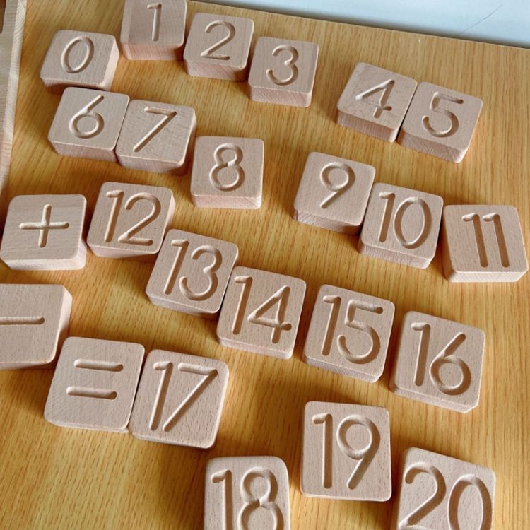 Dropshipping Partner China Supplier Wooden Preschool Math Learning Board Educational Toy for Toddler's Counting Number