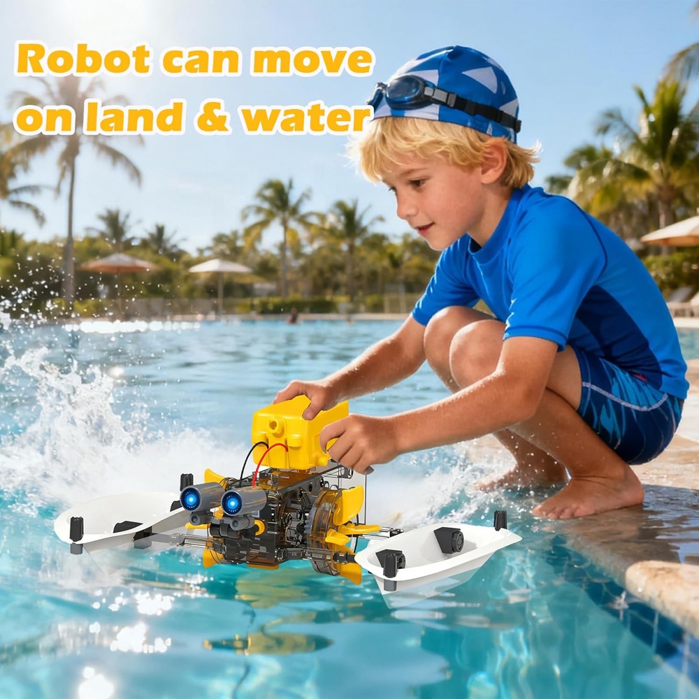25 in 1 Educational Tech Solar Powered Robotic Kits STEM Science Experiment Solar Energy Robot Projects Engineering Building Toy