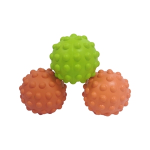 Small Size 100% Natural Rubber/Latex Sensory Ball with Raised Dots Unique and Handmade Well Stimulate Baby's Sensory Development